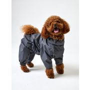 Дождевик для собаки LionPets Woopy SLM-8322 девочка Цвет: Серый  (Размер 2 (Длина спинки 23, грудь 36-46, шея 30-34))