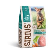 SIRIUS д/собак 20кг Индейка с овощами Крупные породы 5618   1/3