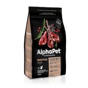 AlphaPet Superpremium 1,5 кг д/кошек и котов взрослых с чувствительным пищ.с ягненком 1/6  1027
