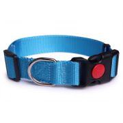 Ошейник для собак LionPets LPO-045-4 (Голубой) (S-Обхват 28-48 см, ширина 2,0 см)