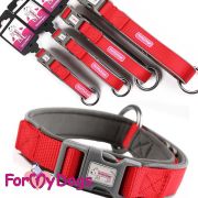 Ошейник красный светоотражающий (S; 4740