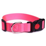 Ошейник для собак LionPets LPO-045-5 (Розовый неон) (M-Обхват 36-60 см, ширина 2,5 см)
