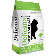 DELICANA Сух.д/кошек КастСтер Ягненок 400г 1*20 3204