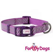Ошейник фиолетовый светоотражающий (XS; 4412