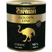 Гурман Голден 340 г Страус натуральный в желе для собак 2263  1/12