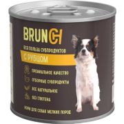 Brunch 340 г Полнорационный корм для собак «c рубцом»