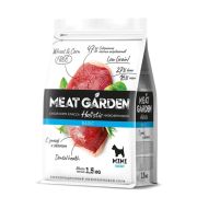 Meat Garden сухой полнорационный корм для взрослых собак мелких пород с уткой и яблоком 1,5 кг/1*6  6038