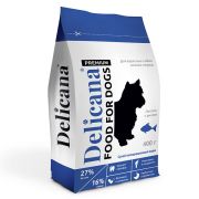 Delicana сух.д/собак мелких пород лосось с рисом 400г 1/20 2627