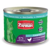 Гурман паштет 190,0 для кошек с куриной печенью 2000 1/12