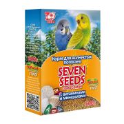 SEVEN SEEDS Корм д/волнистых попугаев 500гр SEVEN SEEDS с витаминами и минералами  1/12  S101