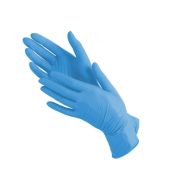 Перчатки XL NITRILE смотровые неопудренные голубые 50 пар./уп.