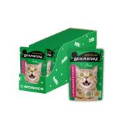ВКУСМЯСИНА «Кусочки с кроликом в соусе» для кошек (пауч), 85 г 1/28