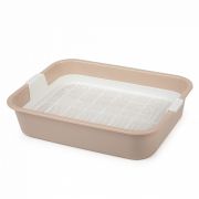 Туалет д/кошек 33,2*25,6*72см ALTA«Мурка» (бежевый)