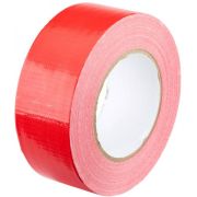 Лента тканевая 50мм*50м красная 1/24