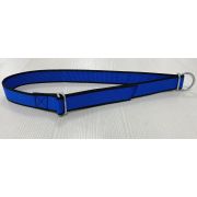 Ошейник для КРС на кольцевой пряжке ДЛЯ ПРИВЯЗИ  (Ш-4см, Д-130см) синие