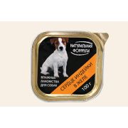 Натуральная формула 100,0 д/соб Сердце индейки в желе (ламистер) 1/15