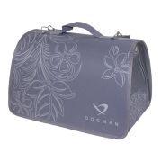Сумка Лира №4 «DOGMAN» (серый лилии)