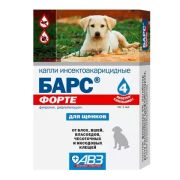 Капли Барс Форте инсектоакарицидные д/щенков №4 4767   1/100