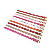 Ошейник №16 искуств.мат. стразы 26-34см 666