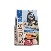 SIRIUS д/собак 15кг ТРИ МЯСА С ОВОЩАМИ с повыш активностью  5540  1/3