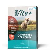 Vita+ мультивитаминное лакомство для кошек Антистресс кошачья мята 45гр  1/60