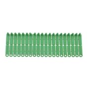 Бирка ушная TWIN м+п 10х35 зелёная