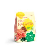 Наш рацион 0,400кг д/кошек Лосось 5625  24/96