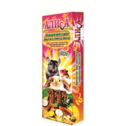 Палочки-лакомство ГРЫЗУНЫ «Алиса» с тропическими фруктами 2*35 гр   1/70