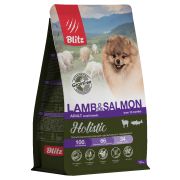 Blitz Holistic Adult Small Breeds Lamb & Salmon сухой корм д/собак мелк.пород, ягненок и лосось 1,5 кг  3107 1/4