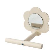 Жердочка с зеркалом«Flower» для попугаев LionPets (Размер: 14х15 см) 42.PS.074