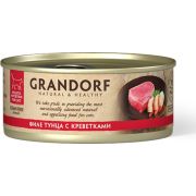 GRANDORF конс. д/кошек 70 гр. Филе тунца с мясом лосося .  1/6