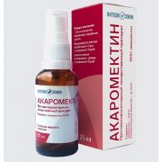 Акаромектин 25 мл спрей (клещи)