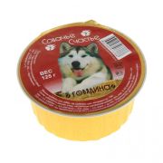 Собачье Счастье 125 г Говядина (ламистр)1/16