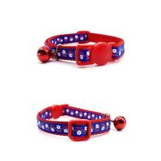 Ошейник для кошек «Цветочная поляна», красный