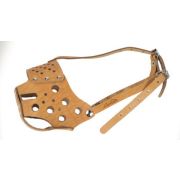 Намордник Аркон н36сч кожа  цвет черный кавк овч,ньюф,ризен,ротвейлер,азиат,черн.терьер ,южнорусская овч