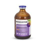 Мелоксиприм, 100 мл (Асконт+) мелоксикам- для комплексной терапии.(1 мл препарата содержится: мелоксикам 20,0 мг),,