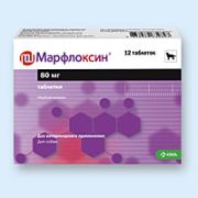 Марфлоксин таб.80мг №12  (КRKA)