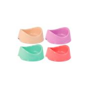 Миска 0,25л пластиковая «Бисквит»,  микс (уп.28шт.)