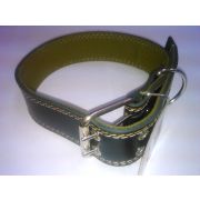 Ошейник №45 54-71см кожа+брезент 115