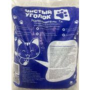 Наполнитель ЧИСТЫЙ УГОЛОК д/кошек длинношерстных ВПИТЫВАЮЩИЙ синий фр.6-10 7л/3,6кг 1/200 (720кг)