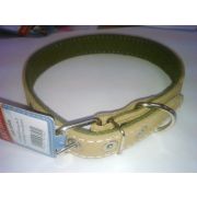 Ошейник №25 40-53см брезент+ кожа АРТ053*
