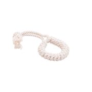 Игрушка д/собак Кольцо канатное DL малое  2361 белое