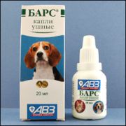 Барс капли ушные 20мл  5023   1/100