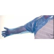 Перчатки для ИО п/э  и родовспоможения КРС с наплечником 25 микрон Велес-Зоо 1/100