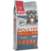 BLITZ Classic 15кг д/с ADULT DOG POULTRY Домашняя птица 1341