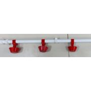 Поилка (система ниппельного поения 50 см) 3 чашки