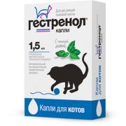 Гестренол д/котов капли 1,5мл 1/20  0112