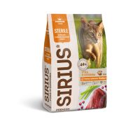 SIRIUS д/кошек 1,5кг Утка с клюквой стерилизованные 5380   6/24