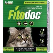 FITODOC  капли репеллентные для кошек (1 пип. по 0,5 мл) АВЗ