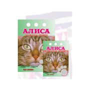 Наполнитель АЛИСА д/кошек СИЛИКАГЕЛЕВЫЙ Premium кристаллы Тигр 8,2л/3,75 кг 1/4
